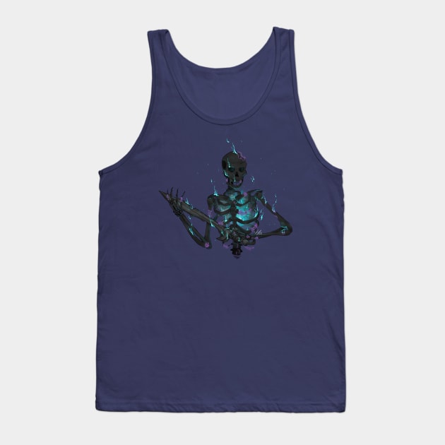 Wither Skeleton Tank Top by Nic Stylus